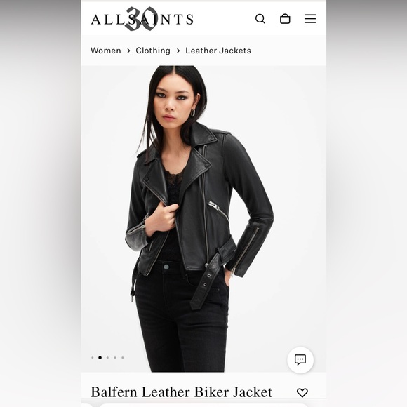 ALL SAINTS Balfern Jacket - Picture 2 of 6